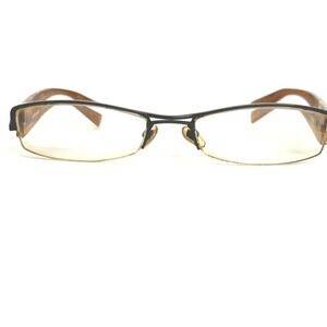 Alain Mikli AL0656 0012 Eyeglasses Frames Black Brown Rectangle Hand Made France